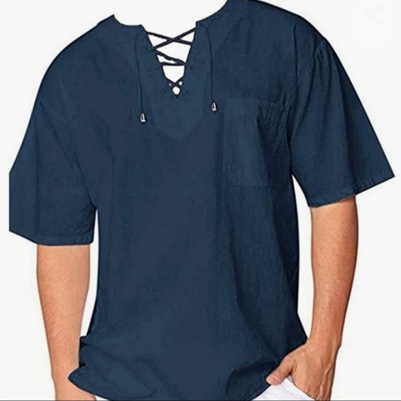 Mens Short Sleeve Work Shirt Loose Fit  sz XXL - Picture 12 of 12